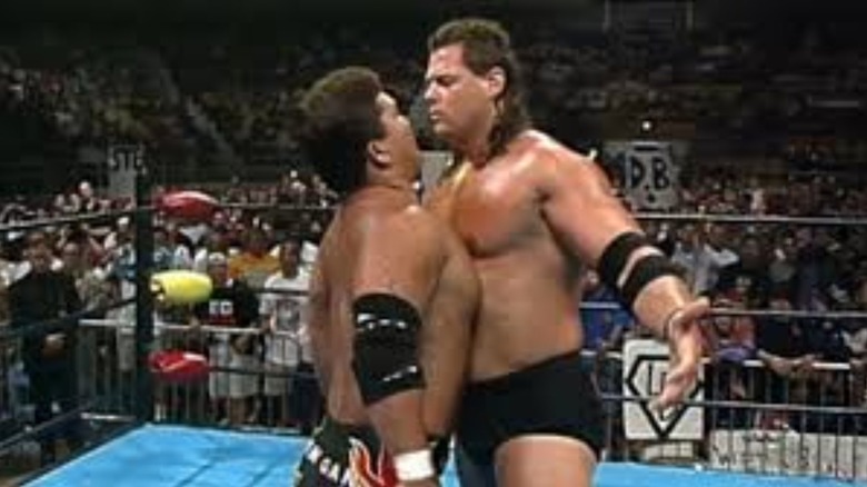 Masato Tanaka and Mike Awesome at ECW Heatwave 1998