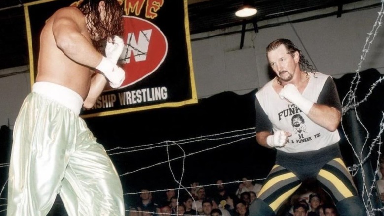 Sabu and Terry Funk at ECW Born To Be Wired 1997