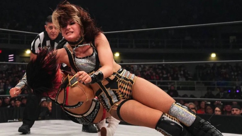Jamie Hayter and Hikaru Shida on AEW Dynamite