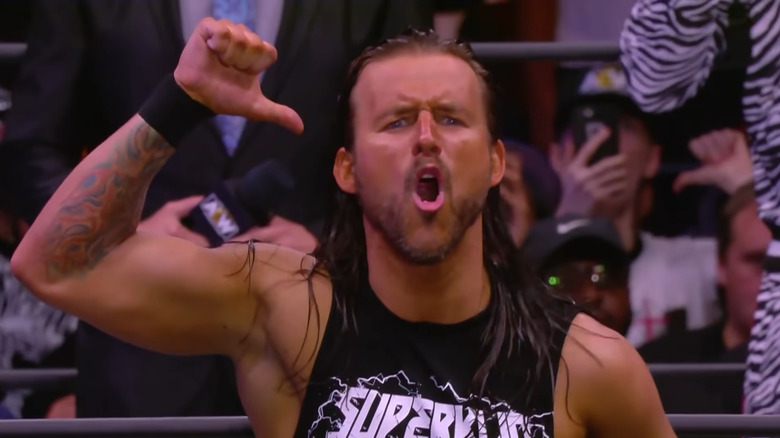 Adam Cole doing the boom