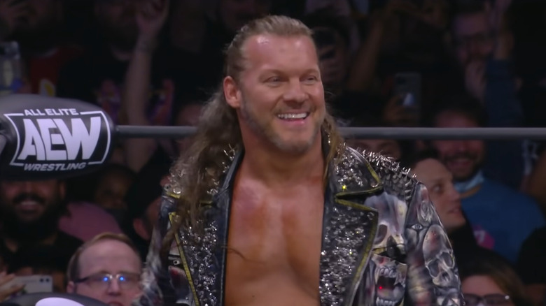 Chris Jericho smiling
