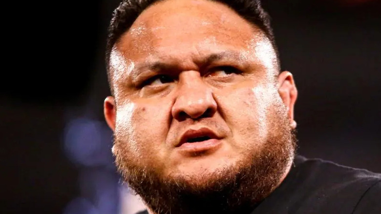 Samoa Joe about to cut a promo