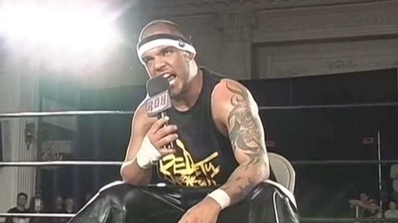 Homicide cutting a promo