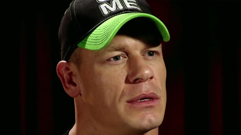 John Cena being interviewed
