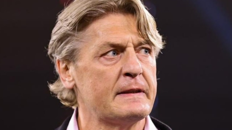 William Regal scowling