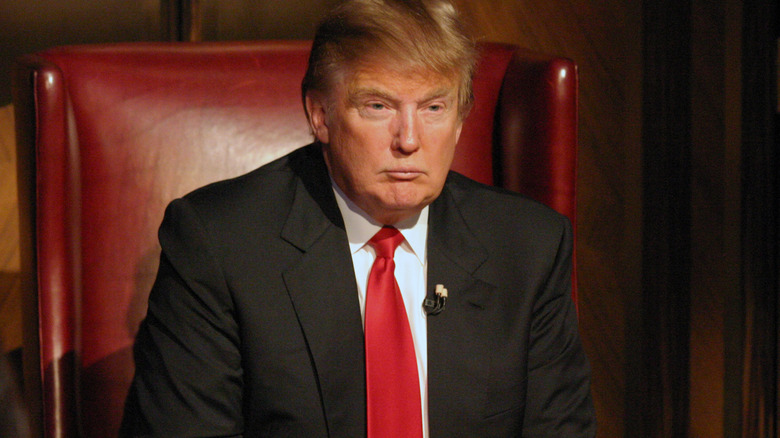 Donald Trump during the Season Finale of the 