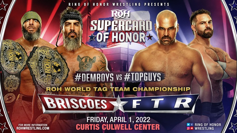 The Briscoes Vs FTR Announced For ROH Supercard Of Honor