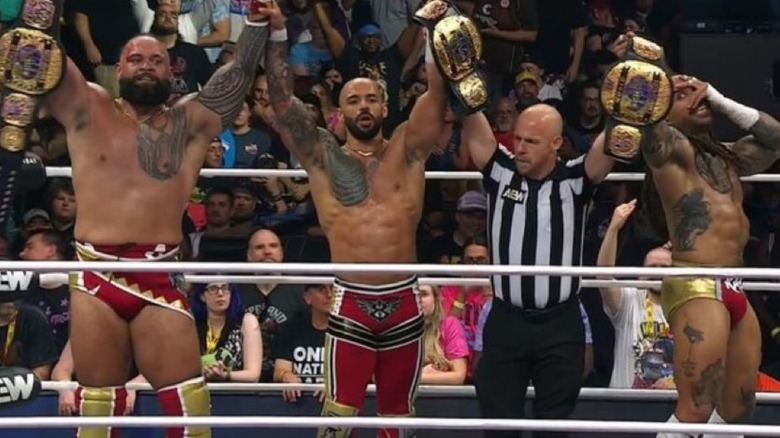 The Demand wins the AEW World Trios Championship