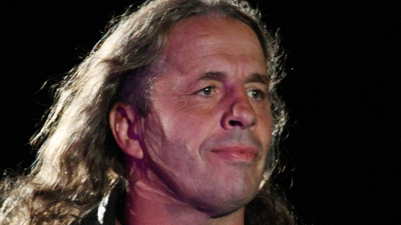 Bret Hart looking into the distance