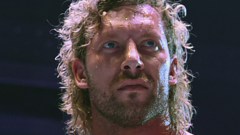 Kenny Omega sweating