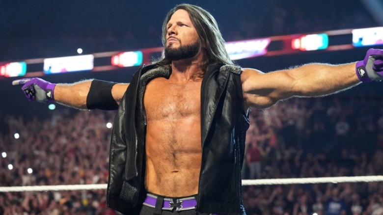 AJ Styles at WWE Backlash 2024
