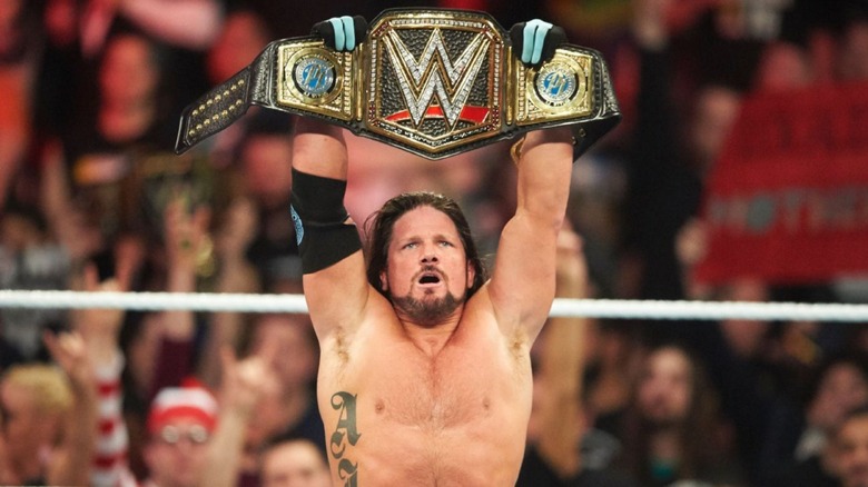 AJ Styles as WWE Champion