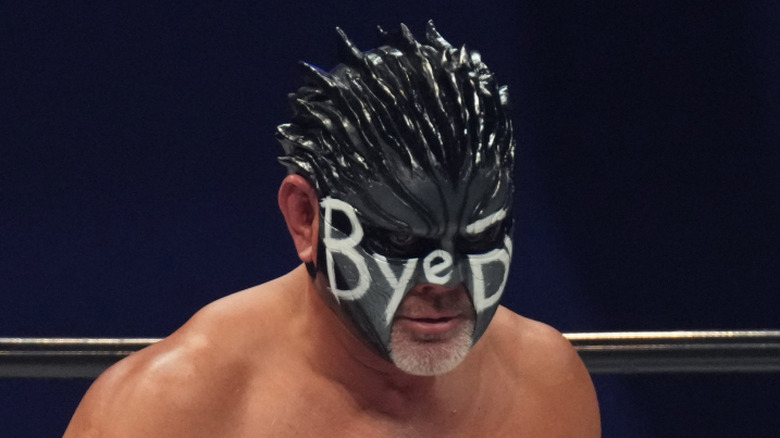 Keiji Muto in his final match as The Great Muta