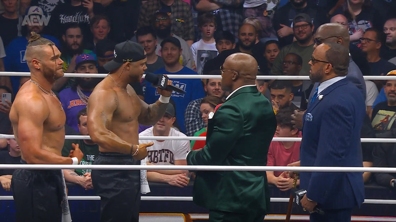 The Gunns confront The Hurt Syndicate