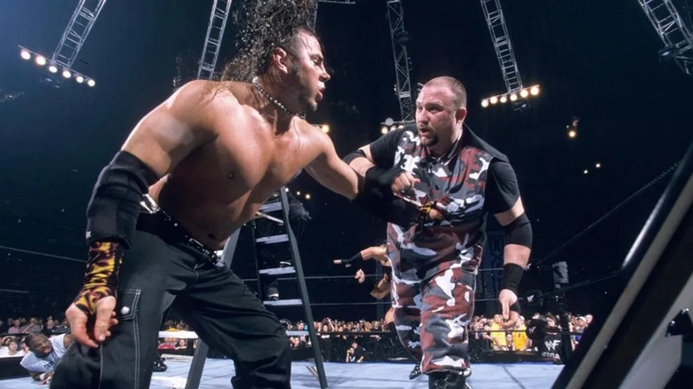 Matt Hardy and Bubba Ray Dudley at WWE WrestleMania 17