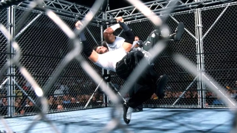 Matt Hardy and D-Von Dudley at WWE Survivor Series 2001