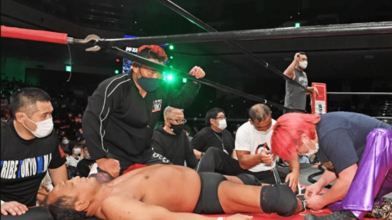 Shinjiro Otani and the ZERO1 Roster