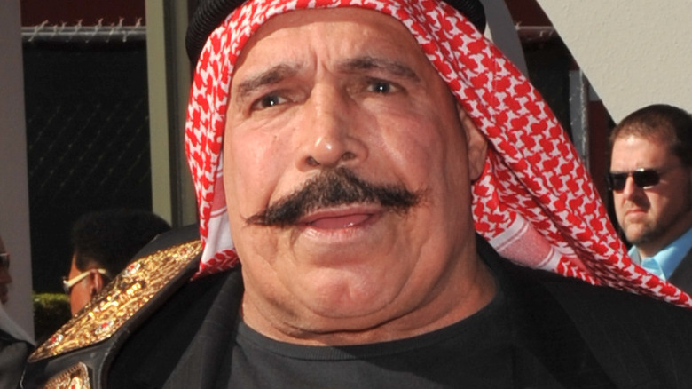 The Iron Sheik open mouth