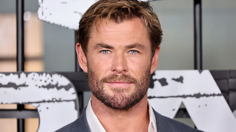 Chris Hemsworth looking ahead