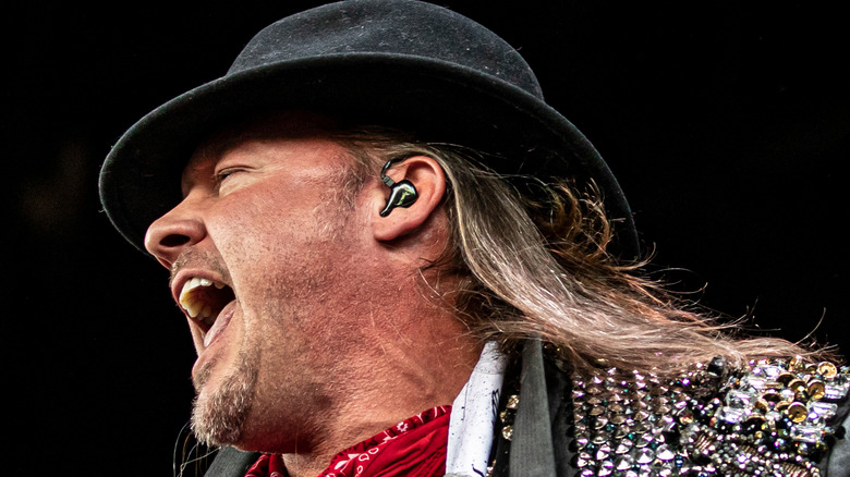 Chris Jericho onstage with Fozzy