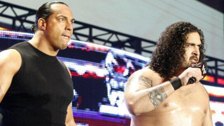Sim Snuka and tag partner Manu