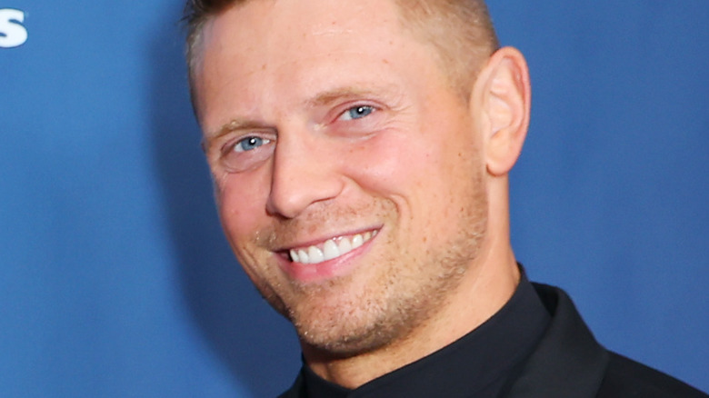 The Miz posing