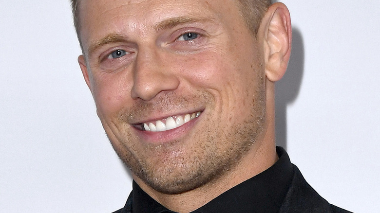 The Miz smiling