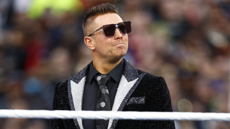 The Miz poses