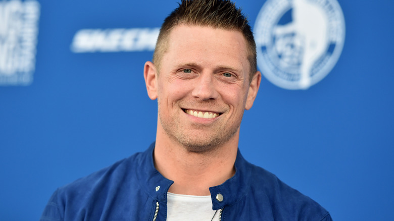 The Miz is smiling