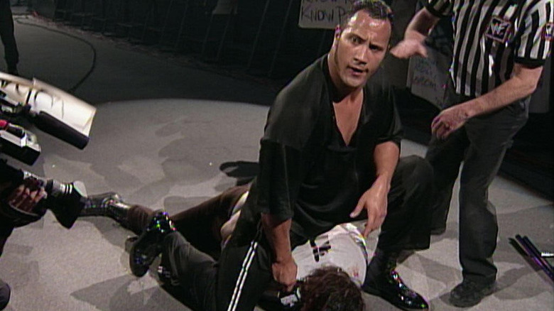 The Rock making Mankind "quit"