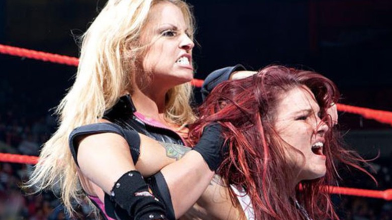 Trish Stratus and Lita on WWE Raw