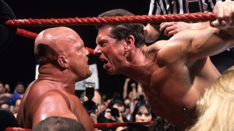 Stone Cold Steve Austin and Vince McMahon on WWE Raw