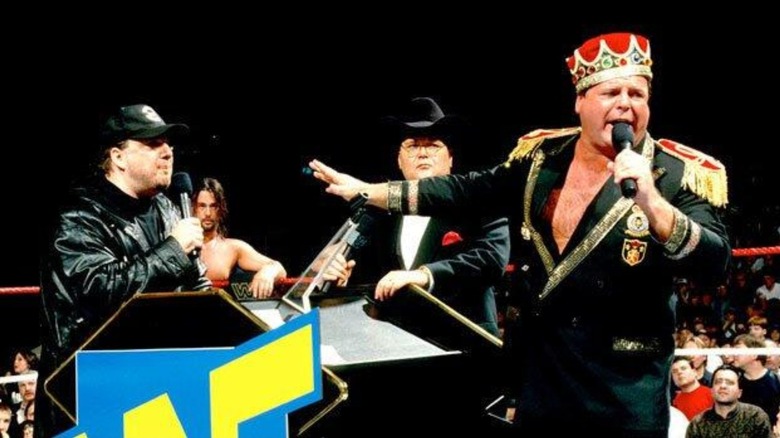 Paul Heyman and Jerry Lawler on WWE Raw