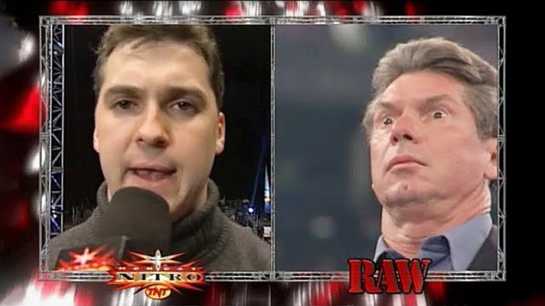 Shane and Vince McMahon on WWE Raw