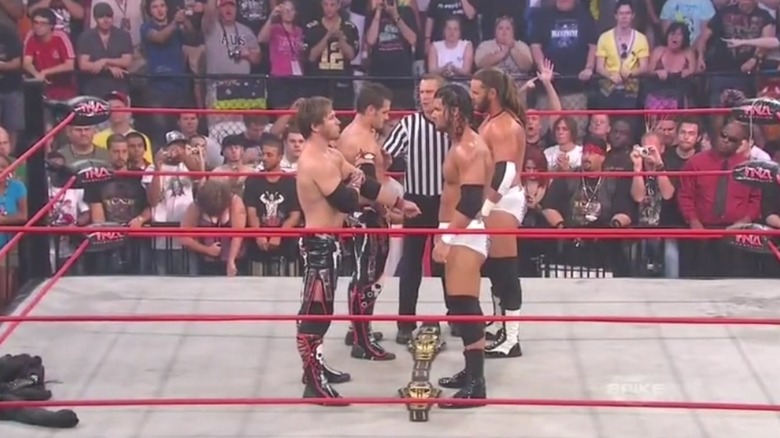 The Motor City Machine Guns and Beer Money Inc. on TNA Impact