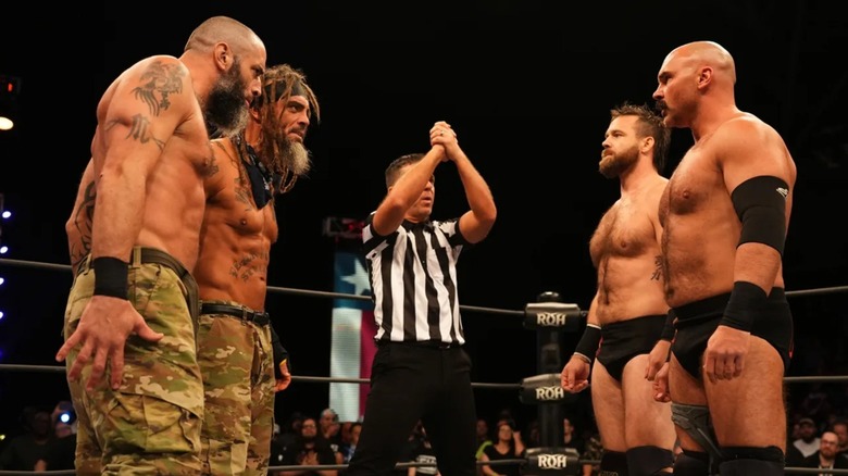 The Briscoes and FTR at ROH Supercard of Honor 2022