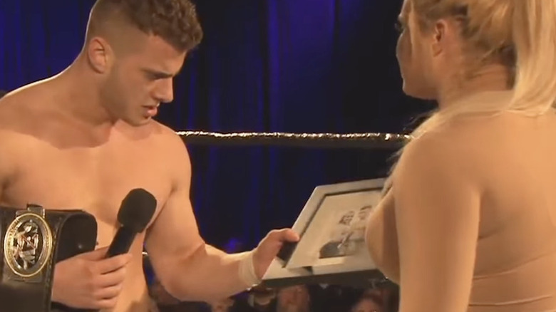 MJF looking photo in front of Maria