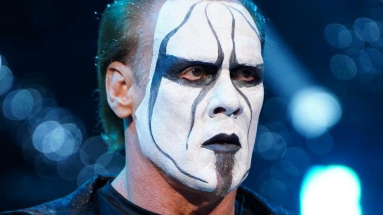 Sting white face paint