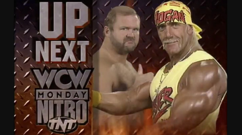Arn Anderson vs. Hulk Hogan intro graphic
