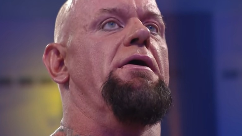 Undertaker looks up