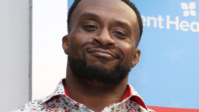 Big E grinning