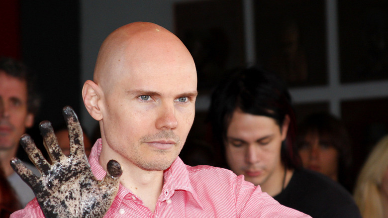 Billy Corgan showing his hand