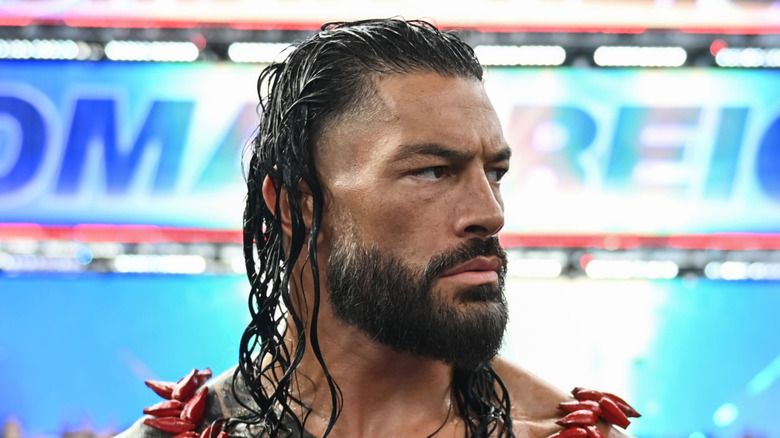 Roman Reigns entering at SummerSlam
