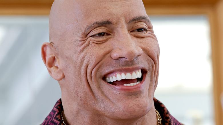 Dwayne 'The Rock' Johnson smiles