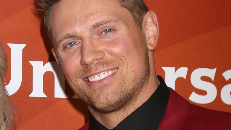 The Miz smiling