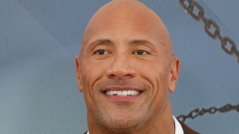 Dwayne The Rock Johnson smiling