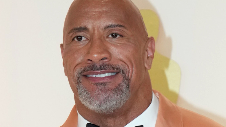 Dwayne Johnson smiling