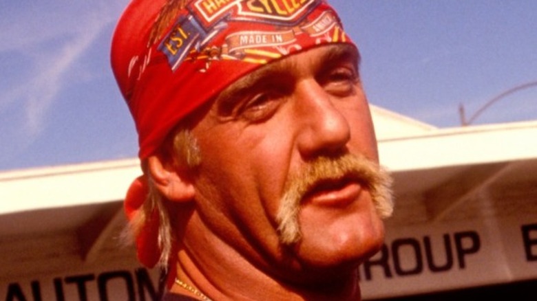 Hulk Hogan looking into the distance