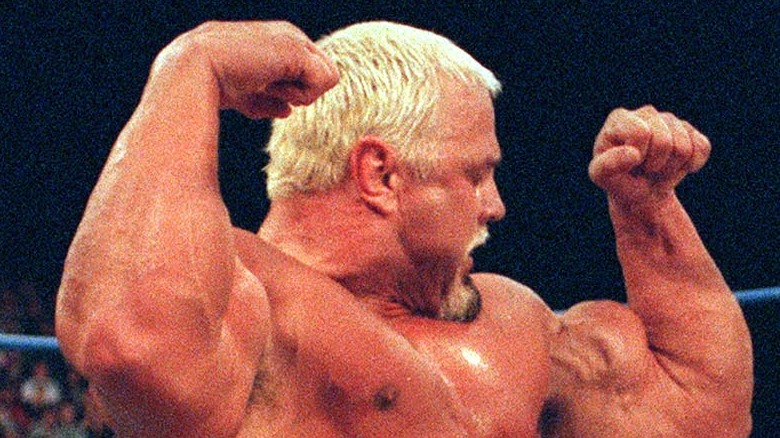Scott Steiner flexing