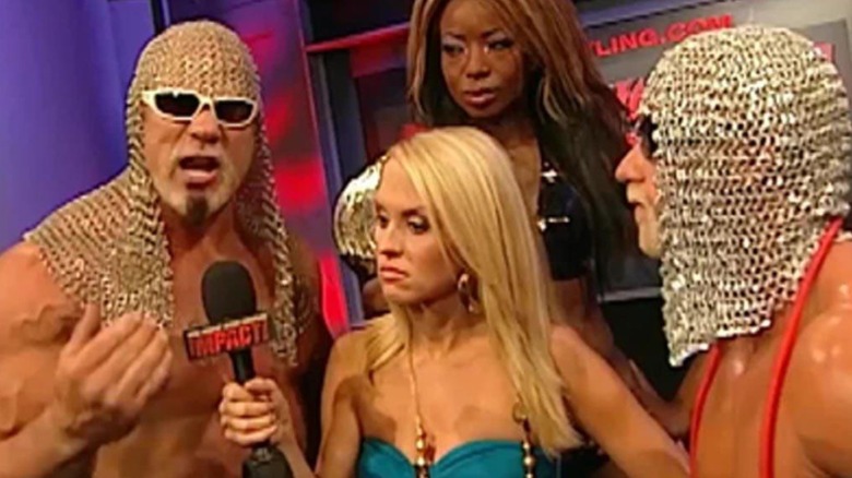 Scott Steiner, Rhaka Khan, Lauren Thompson, and Petey Williams on TNA Impact in 2008